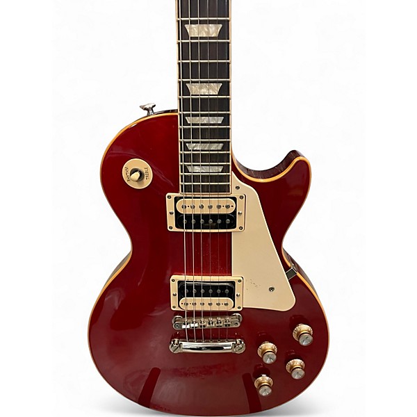 Used Gibson Les Paul Classic Cherry Solid Body Electric Guitar