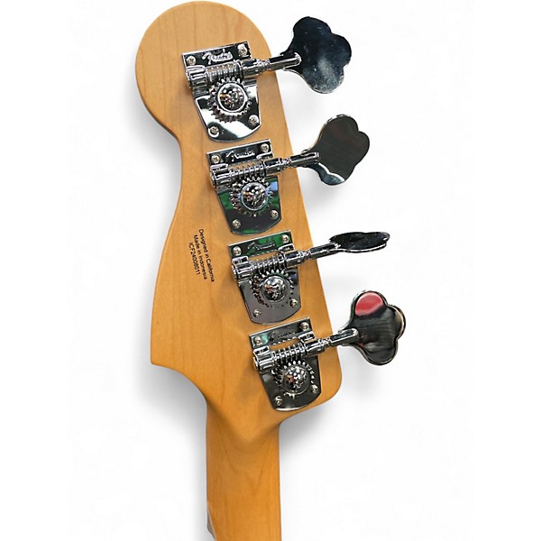 Used Fender Standard Precision Bass Olympic White Electric Bass Guitar