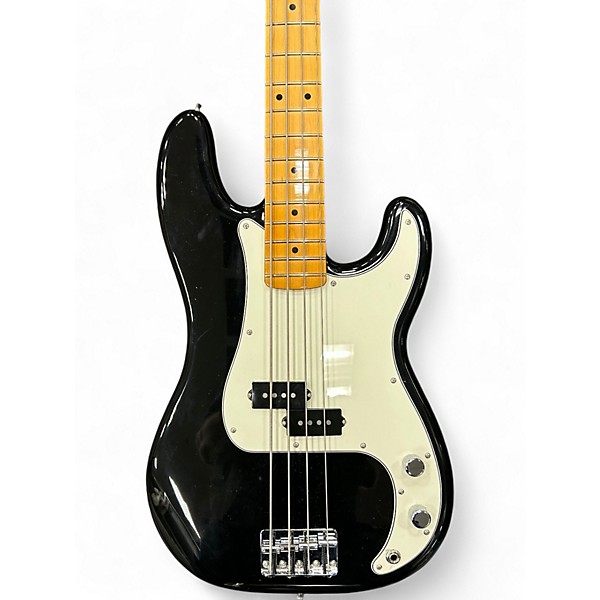 Used Fender Player Precision Bass Black Electric Bass Guitar