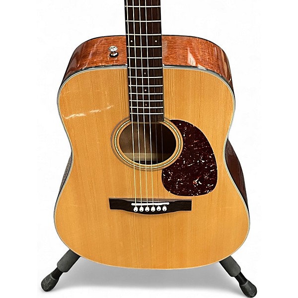 Used Fender CD60S Dreadnought Natural Acoustic Electric Guitar