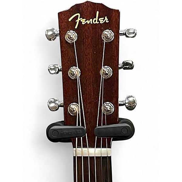 Used Fender CD60S Dreadnought Natural Acoustic Electric Guitar