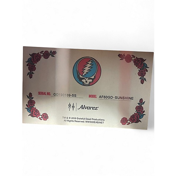 Used Alvarez AF60 GD Sunshine Sunshine Acoustic Guitar