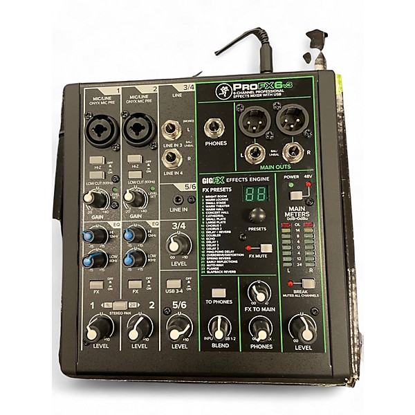 Used Mackie PROFX6 Unpowered Mixer