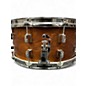 Used Dc California Custom 6.5X14 SELECTED SHELL WALNUT FIREGRAIN SATIN Drum