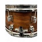 Used Dc California Custom 6.5X14 SELECTED SHELL WALNUT FIREGRAIN SATIN Drum