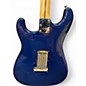 Used Fender Deluxe Stratocaster Sapphire Blue Trans Solid Body Electric Guitar