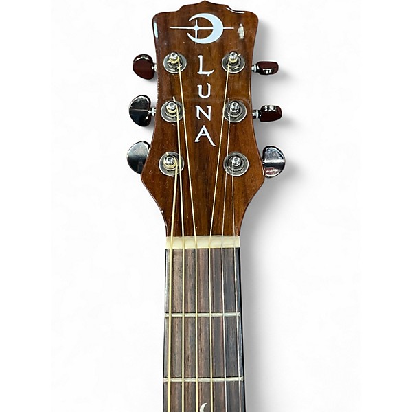 Used Luna Gypsy Spalt Acoustic Electric Natural Acoustic Electric Guitar