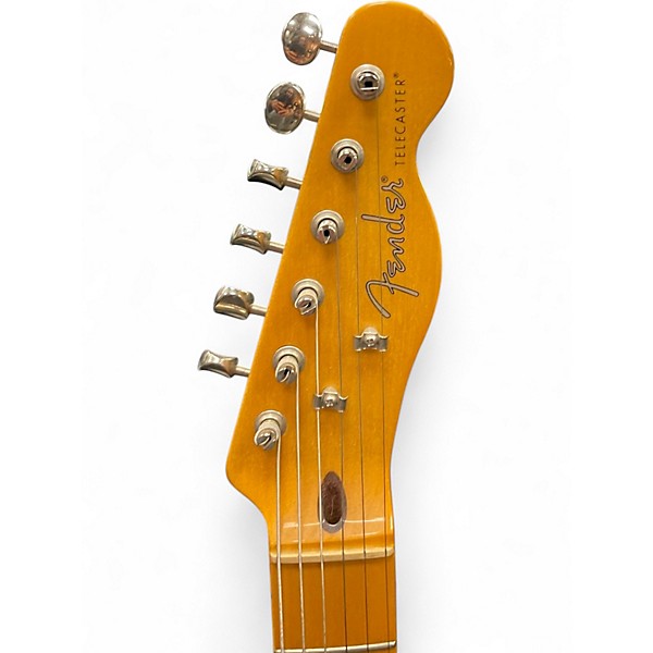 Used Fender Modern Player Telecaster Plus 2 Tone Sunburst Solid Body Electric Guitar