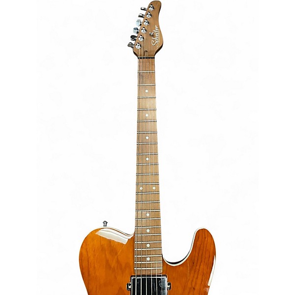 Used Schecter Guitar Research PT VAN NUYS Natural Solid Body Electric Guitar