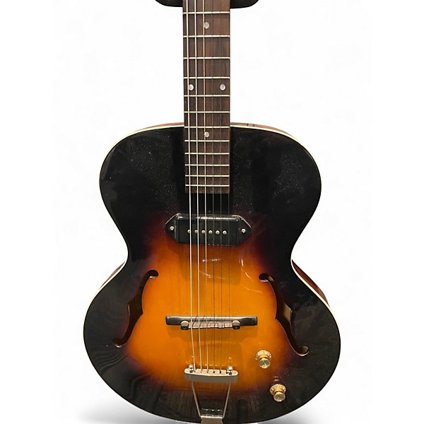 Used The Loar LH301T Tobacco Burst Hollow Body Electric Guitar