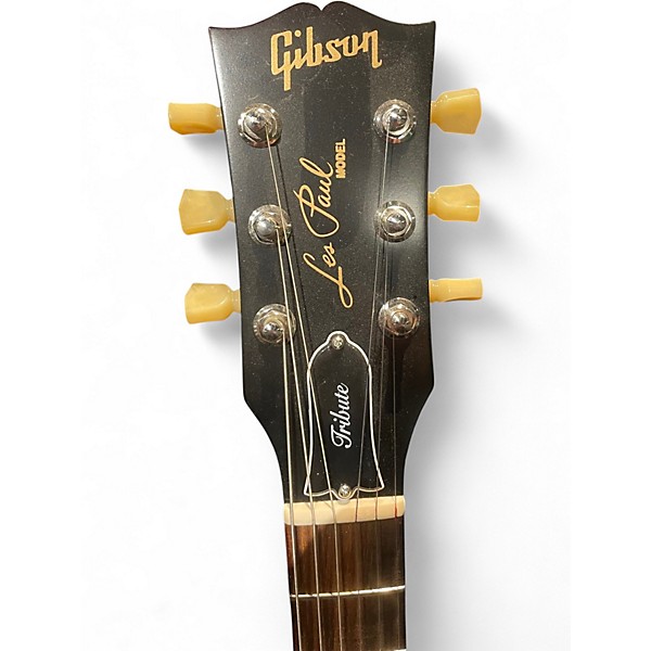 Used 2021 Gibson Les Paul Tribute Honey Burst Solid Body Electric Guitar