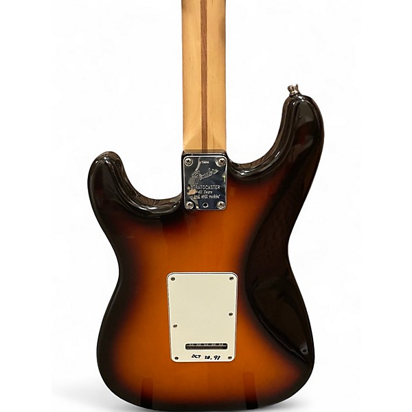 Vintage 1993 Fender 40th Anniversary American Stratocaster 2 Color Sunburst Solid Body Electric Guitar