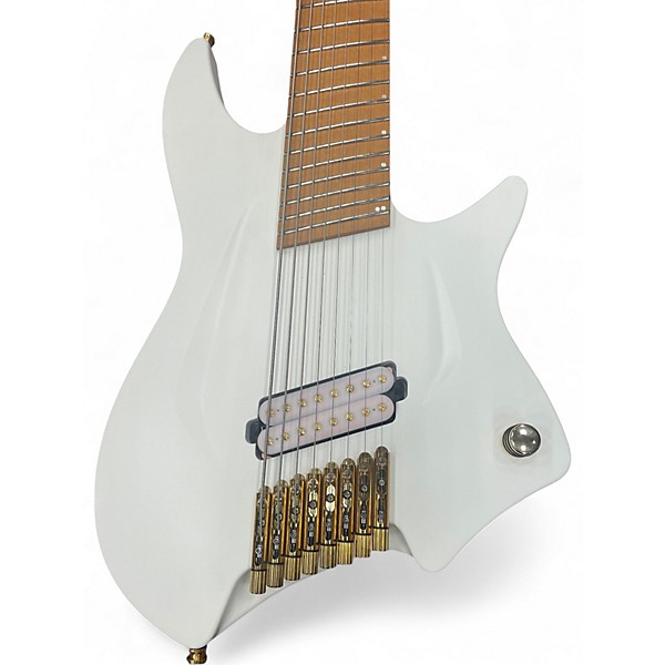 Used Aristides H/08 White Solid Body Electric Guitar