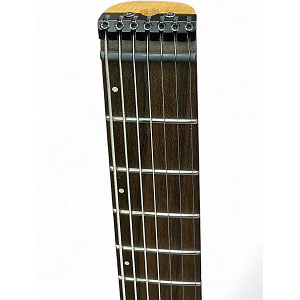 Used Skervesen Shoggie 7 Natural W/ Epoxy Fill Solid Body Electric Guitar