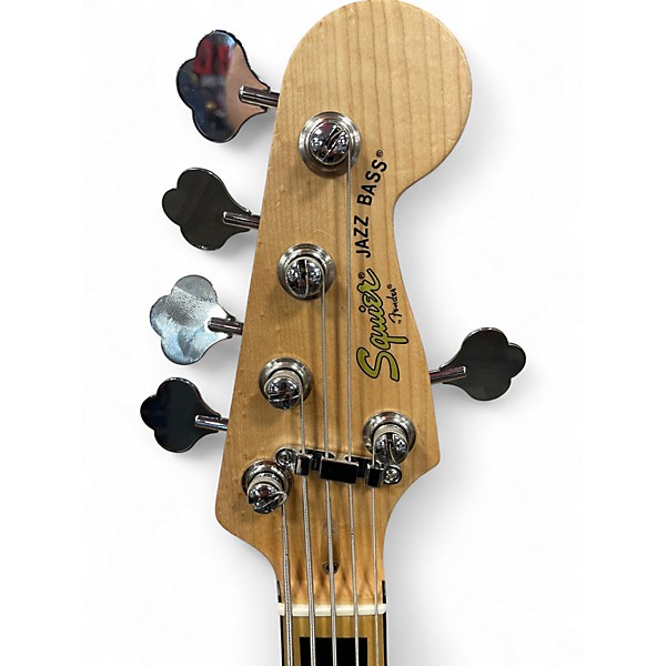 Used Squier Vintage Modified Jazz Bass V Natural Electric Bass Guitar