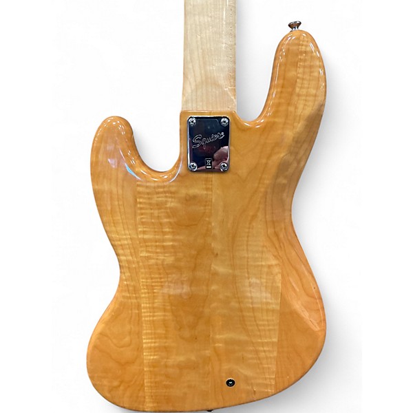 Used Squier Vintage Modified Jazz Bass V Natural Electric Bass Guitar