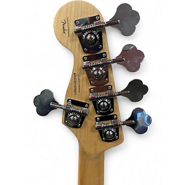 Used Squier Vintage Modified Jazz Bass V Natural Electric Bass Guitar