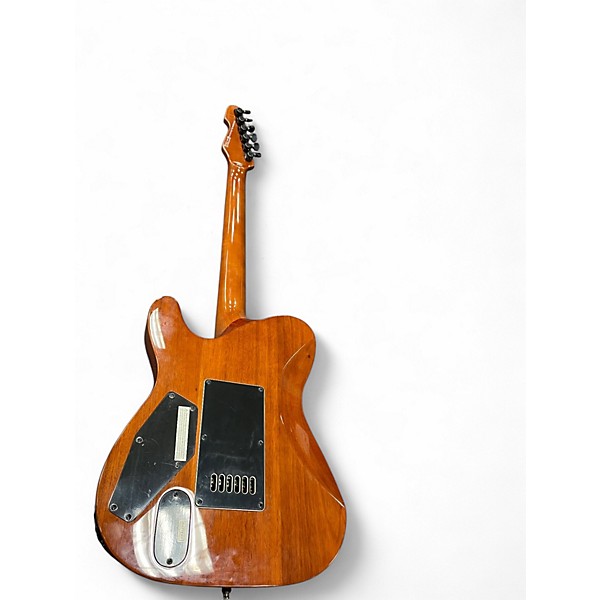 Used ESP LTD TE 1000 DELUXE KOA NATURAL GLOSS Solid Body Electric Guitar