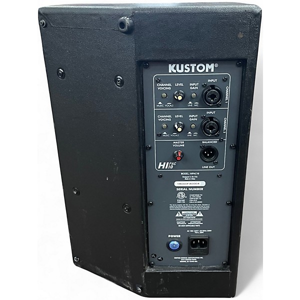Used Kustom PA HIPAC10 Powered Speaker