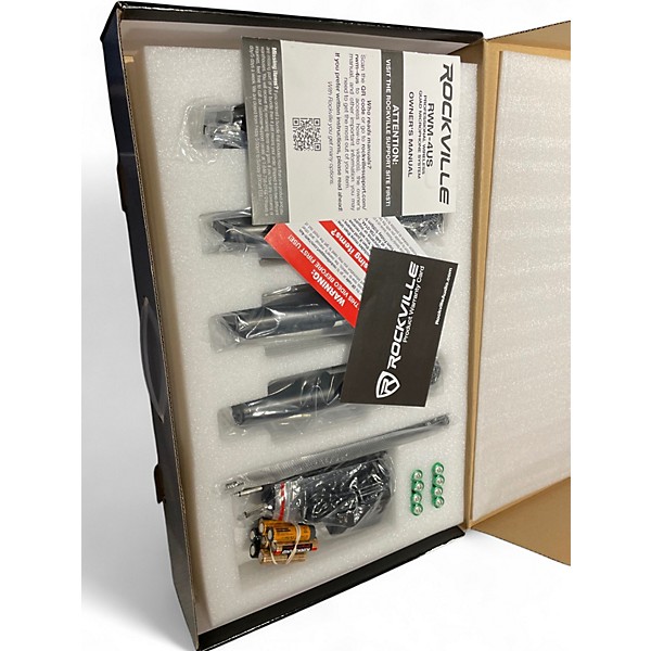 Used Rockville RWM-4US Handheld Wireless System