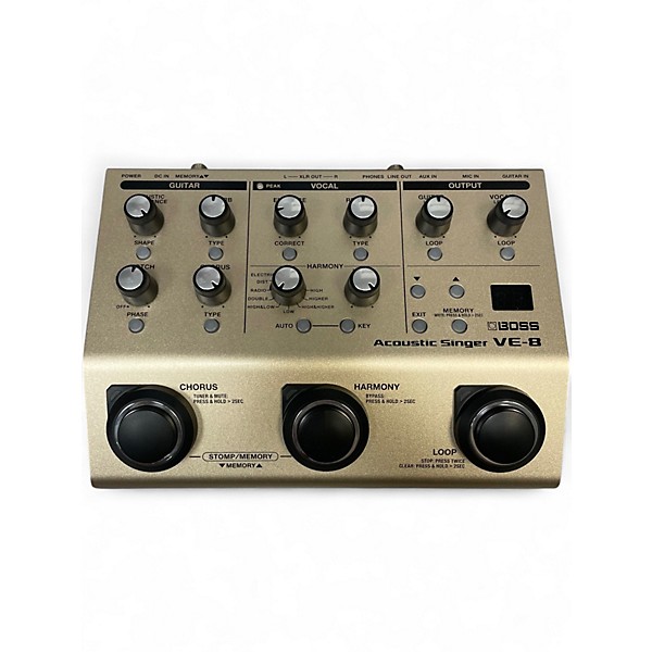 Used BOSS VE8 Acoustic Singer Effect Processor