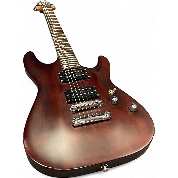 Used Schecter Guitar Research Omen 6 Wine Red Solid Body Electric Guitar