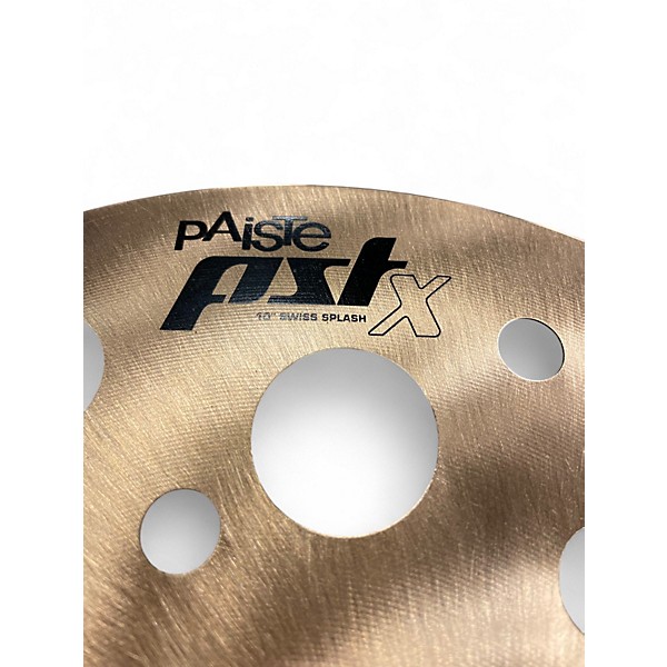 Used Paiste 10in PSTX Swiss Splash Cymbal