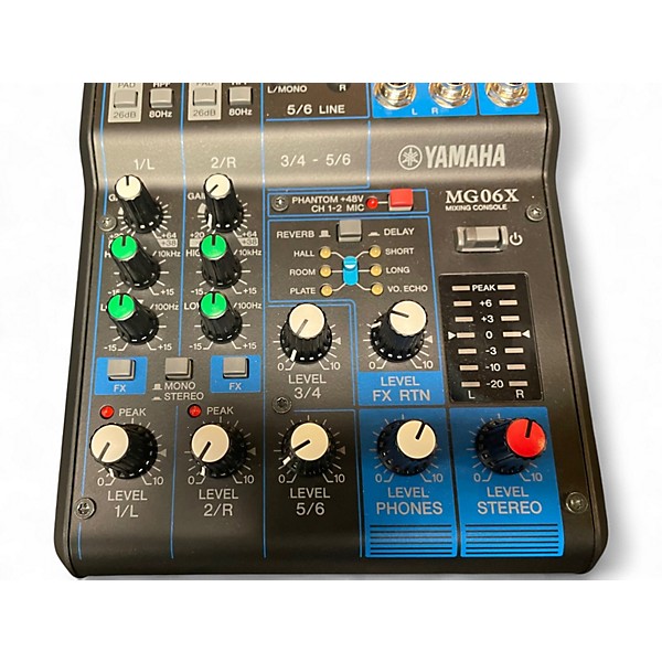 Used Yamaha MG06X Unpowered Mixer
