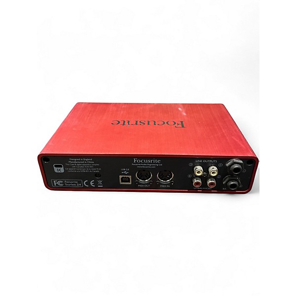 Used Focusrite Scarlett 2i4 Audio Interface