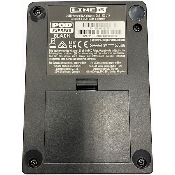 Used Line 6 Pocket Pod Express BLACK Amp Modeler Effect Processor