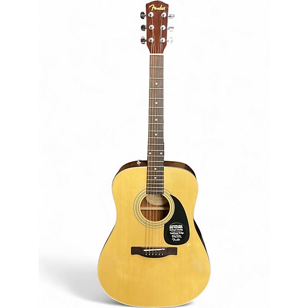 Used Fender DG60 Natural Acoustic Guitar
