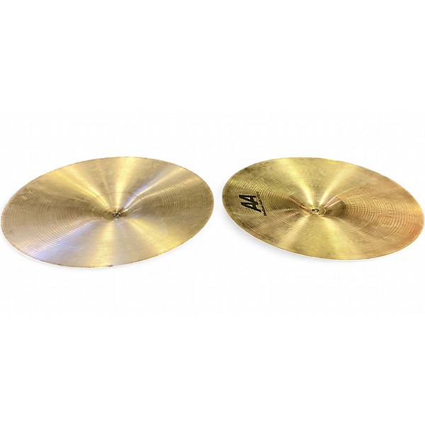 Used SABIAN 14in AA Medium Hi Hat Pair Brilliant Cymbal