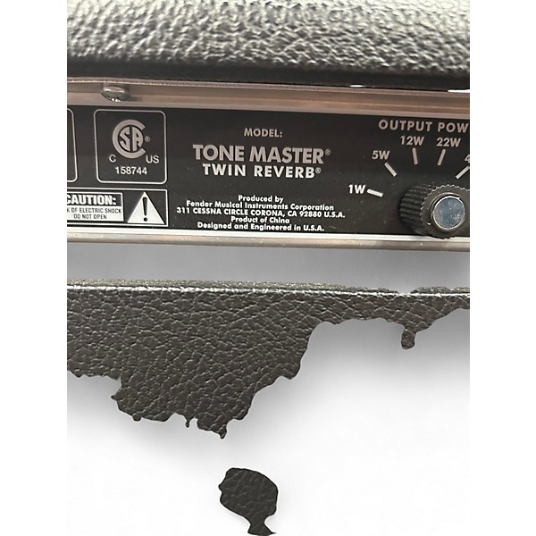 Used Fender Tone Master Twin Reverb 200W 2x12 Guitar Combo Amp
