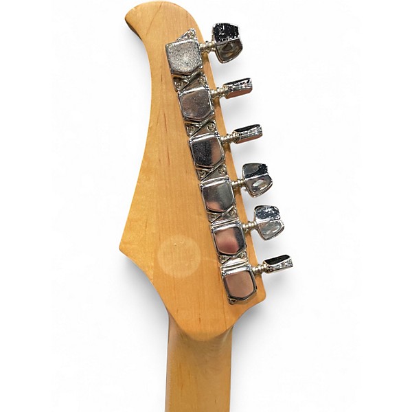 Used Silvertone SS11BK Black Solid Body Electric Guitar