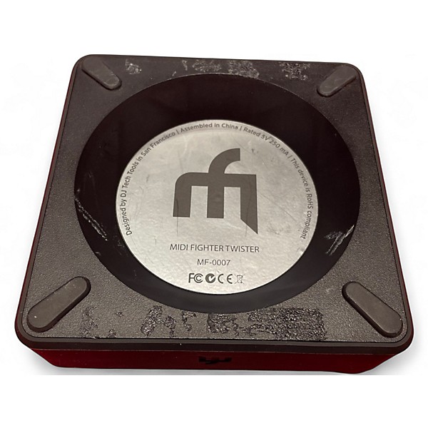 Used Dj Techtools MIDI FIGHTER Twister Black MIDI Utility