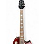Used Epiphone LES PAUL ES Crimson Red Trans Hollow Body Electric Guitar