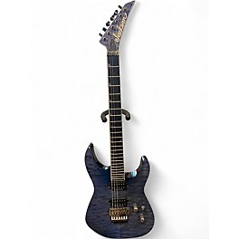 Used Jackson SL2Q Pro Series Soloist Quilted blue top Solid Body Electric Guitar