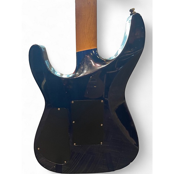 Used Jackson SL2Q Pro Series Soloist Quilted blue top Solid Body Electric Guitar