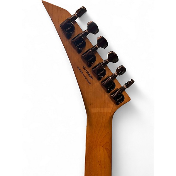 Used Jackson SL2Q Pro Series Soloist Quilted blue top Solid Body Electric Guitar