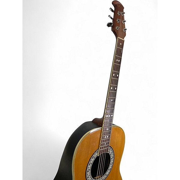 Used Ovation cc67 Antique Natural Acoustic Electric Guitar