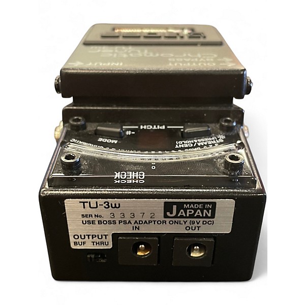 Used BOSS TU3W Waza Craft Chromatic Tuner Pedal