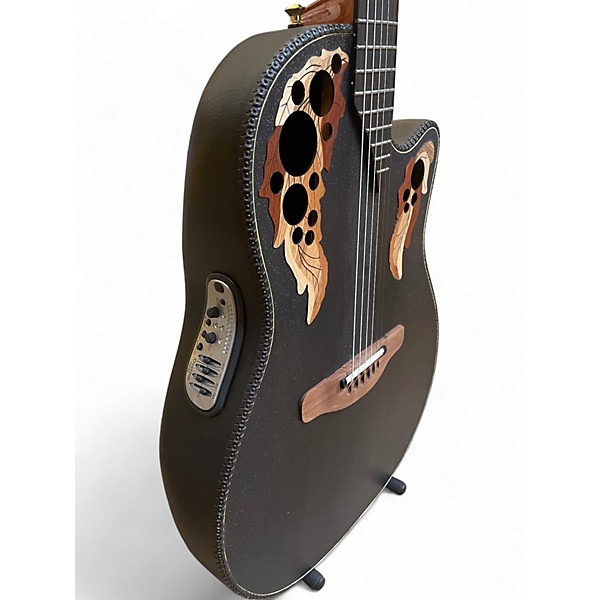 Used Ovation 1581-5 BLACK Acoustic Electric Guitar