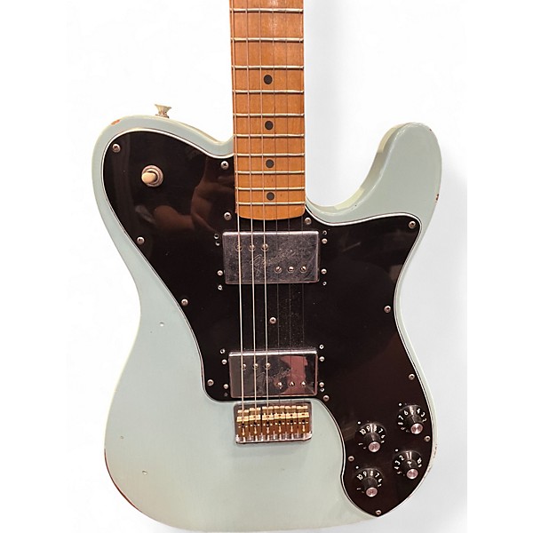 Used Fender Deluxe Telecaster Seafoam Green Solid Body Electric Guitar