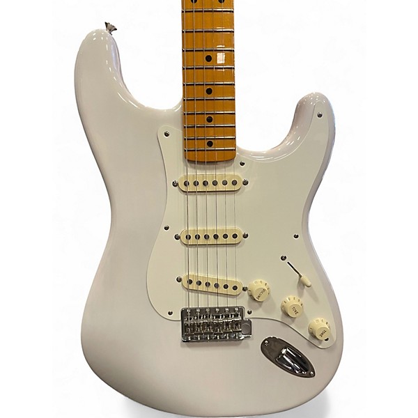 Used 2024 Fender Artist Series Eric Johnson Stratocaster White Blonde Solid Body Electric Guitar