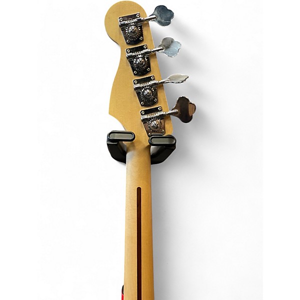 Used Fender Deluxe Jazz Bass Natural Electric Bass Guitar