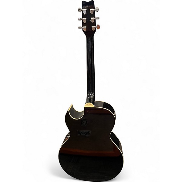 Used Washburn EA9B Black Acoustic Electric Guitar