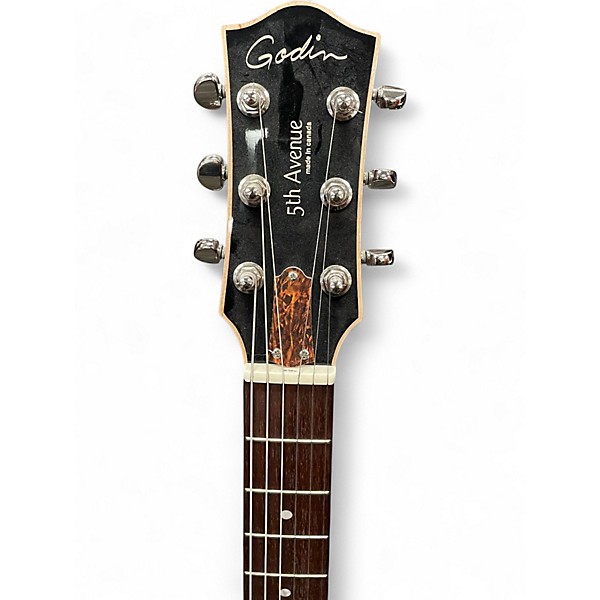 Used Godin 5th Avenue Kingpin II COGNAC BURST Hollow Body Electric Guitar