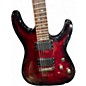 Used 2020s Schecter Guitar Research Demon 6 Crimson Red Burst Solid Body Electric Guitar thumbnail