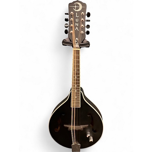 Used Luna MOON Satin Black Mandolin