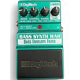Used DigiTech XBW Bass Synth Wah Bass Effect Pedal